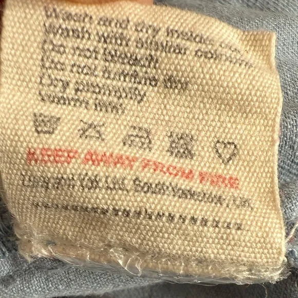 Lucy & Yak Juni 100% Organic Cotton Blue Boiler Jumpsuit W1652 Sz M - Picture 8 of 9